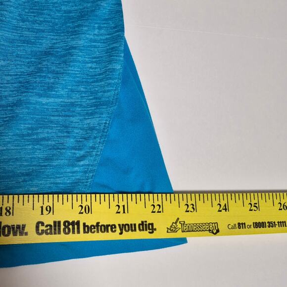 Avia Womens Large Blue Tank Top T-back Round Neckline - Picture 6 of 7